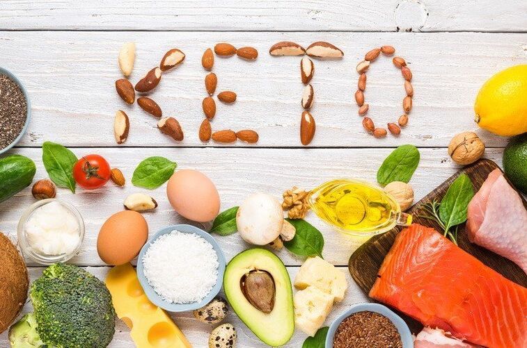 A ketogenic diet based on the consumption of foods rich in fat