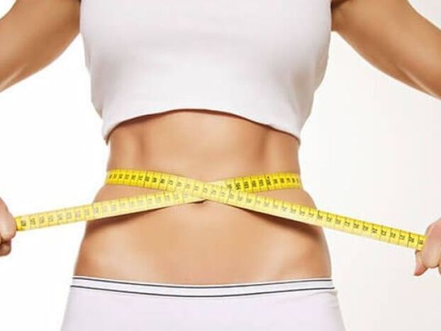Waist waist with centimeter ribbon