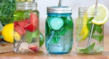 sample diet menu for drinks for 7 days